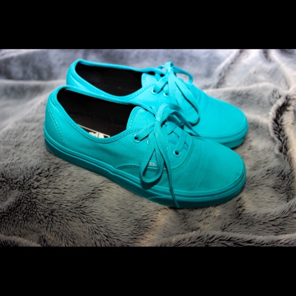 Blue/Turquoise Vans - Picture 3 of 8
